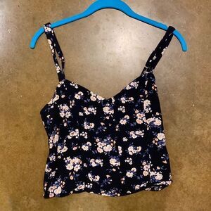Abercrombie & Fitch Floral Crop Top